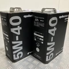 アポロステーションオイル 5W-40 ガソリン・ディーゼル車兼用4㍑×２缶 出光 アポロステーション オイル 5W40 SN/C3 4L缶 2セット - メルカリ