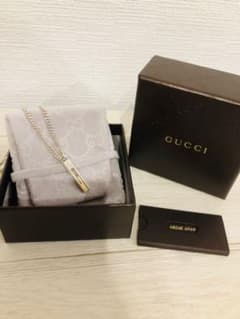 【美品】GUCCI ネックレス　Gカット　付属品有り！のサムネイル