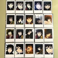 鬼滅の刃 ufotable チェキ風ブロマイド 通常絵柄20種類全 富岡義勇