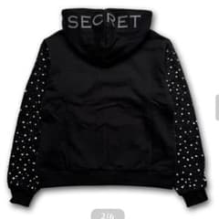 【希少Sサイズ】 secret ブラック　パーカー シークレット 希少Sサイズ】 secret ブラック パーカー シークレット - メルカリ