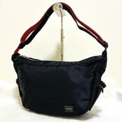 希少 美品】ポーター エルファイン ショルダーバッグ 三日月 ブラック 