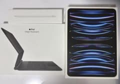 【バッテリー容量100％】iPad Pro11 M2 256GB 純正3点セット バッテリー容量100％】iPad Pro11 M2 256GB 純正3点セット - メルカリ
