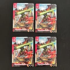 ガンダムカードゲーム ガンダムヴァサーゴ （ノーマル仕様）4枚セットのサムネイル