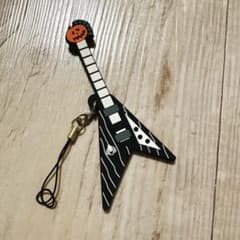 Disneyエレキギター型 ラバーストラップ ハロウィン パンプキンのサムネイル