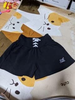 ショートパンツ　ブラック　160のサムネイル