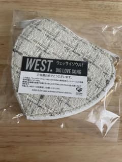 WEST. BIG LOVE SONG ハート型ポーチのサムネイル