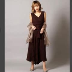 My shawty camila all lace dress ブラウンのサムネイル