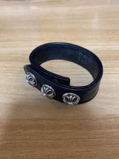 クロムハーツ CHROME HEARTS レザーブレスレットのサムネイル