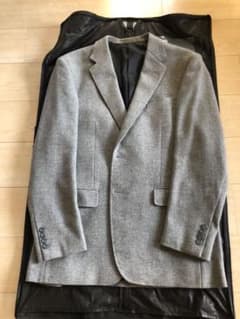 【美品】ISETAN オーダー ツイードジャケット グレーのサムネイル