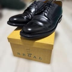 名作◇REGAL 2504 プレーントゥ 黒 26.5 当時タグ＆箱付 美品 - メルカリ