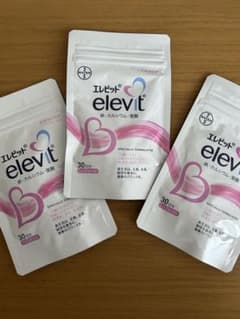 elevit エレビット　3袋サプリメント 30粒 日本製のサムネイル