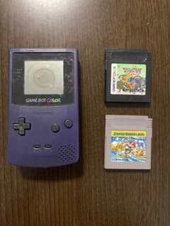GAME BOY Color パープル + ソフト2本 - メルカリ