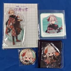 原神　楓原万葉　スイパラ　アクスタ　缶バッジ　コースター　4点　まとめ売り 原神 楓原万葉 スイパラ アクスタ 缶バッジ コースター 4点 まとめ売り