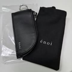 enoi NEW SET レシート番号つき マルチポーチ付き！ enoi 本革レザー マルチポーチ - メルカリ