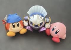 座る星のカービィ フィギュア 3体セットのサムネイル