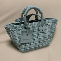 BALENCIAGA ミントグリーン かごバッグ BALENCIAGA ミントグリーン かごバッグ - メルカリ