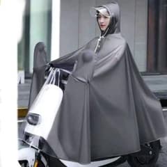 自転車、バイク用防水レインコート 茶色のサムネイル