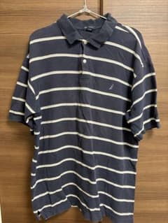 NAUTICA ボーダー ポロシャツ XLのサムネイル