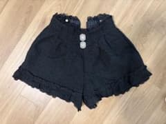 ROJITA ツイード調 ショートパンツ ブラックのサムネイル