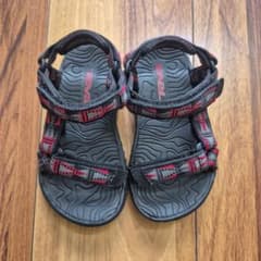 ☆Teva テバキッズサンダル 15 ブラック/レッドのサムネイル
