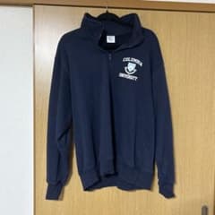 Columbia University ハーフジップ スウェット ネイビーのサムネイル
