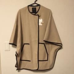 3日間限定価格　パイピングポンチョのサムネイル