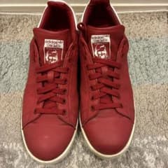 Thumbnail of adidas レッド スニーカー　スタンスミス