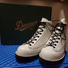 Danner ホワイト レザーワークブーツ サルバム別注 - メルカリ