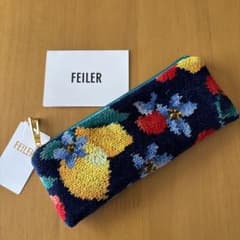 FEILER チェリッシュユー スマホポーチ フェイラー フェイラー ポーチ チェリッシュユー♡ネイビー - メルカリ