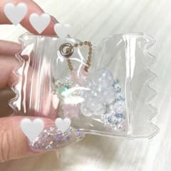 キャンディ型 シャカシャカキーホルダーチャーム雲のサムネイル