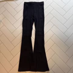 ZARA キッズ リブパンツ ブラック 128cmのサムネイル