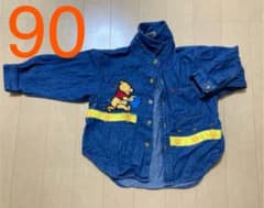 プーさん　デニムシャツ　90のサムネイル