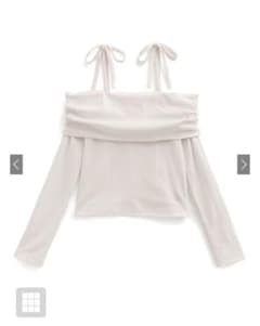 GRLオフショルダーリボントップスのサムネイル