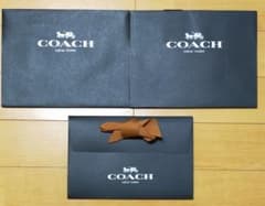 COACH コーチ 紙袋 リボン 保存袋のサムネイル