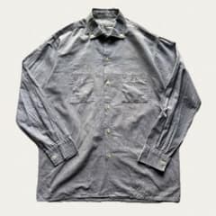 vintage 60s シャンブレー l/s shirt 古着　ボロ