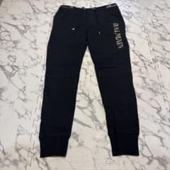BALMAIN スウェットパンツ ブラック ゴールドロゴ