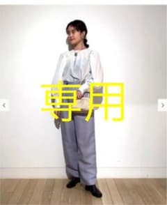 レイビームス　ハイウエストワイドパンツのサムネイル