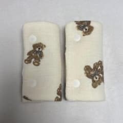 抱っこ紐よだれカバー　ハンドメイド　くまのサムネイル