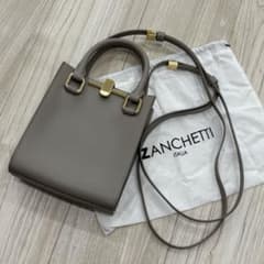 極美品】ZANCHETTI ZETA ショルダーバッグ 2way グレージュ - メルカリ