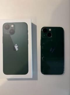 iPhone 13 mini 128GB グリーン SIMフリー 画面割れ - メルカリ