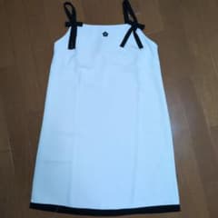 Mary Quant ピーチジョンノースリーブミニワンピース ホワイト/ブラックのサムネイル
