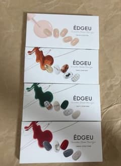 EDGEU ジェルネイルシール 4点セット 新品 未使用 まとめ売りのサムネイル