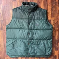 T.T様専用　　bL.L.Bean ダウンベスト グリーン スナップボタンのサムネイル