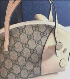GUCCI ハンドバッグ ❣️キッズライン プラス ピッグ ブタ ベージュ 