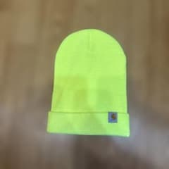 Carhartt ニット帽 ビーニー ネオンイエローのサムネイル