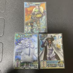 【極美品】ワンピース　トレジャーワールド　カード　青きじ　白くま　クロコダイルのサムネイル