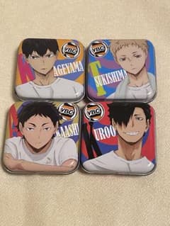 VBG ピルケース 缶バッジ 影山・月島・黒尾・烏野高校 - メルカリ