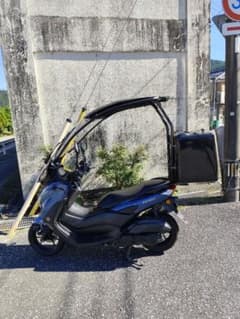 NMAX125 帝都ルーフ付き リアボックス装備 自賠責令和12年4月までのサムネイル