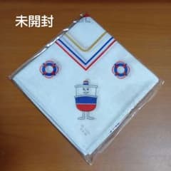 新品　未使用　ありあけハーバー　ハーバーくんバンダナ　ハンカチ　日本製