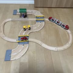 BRIO ブリオ レールウェイセット レール＆ロードトラベルセットのサムネイル